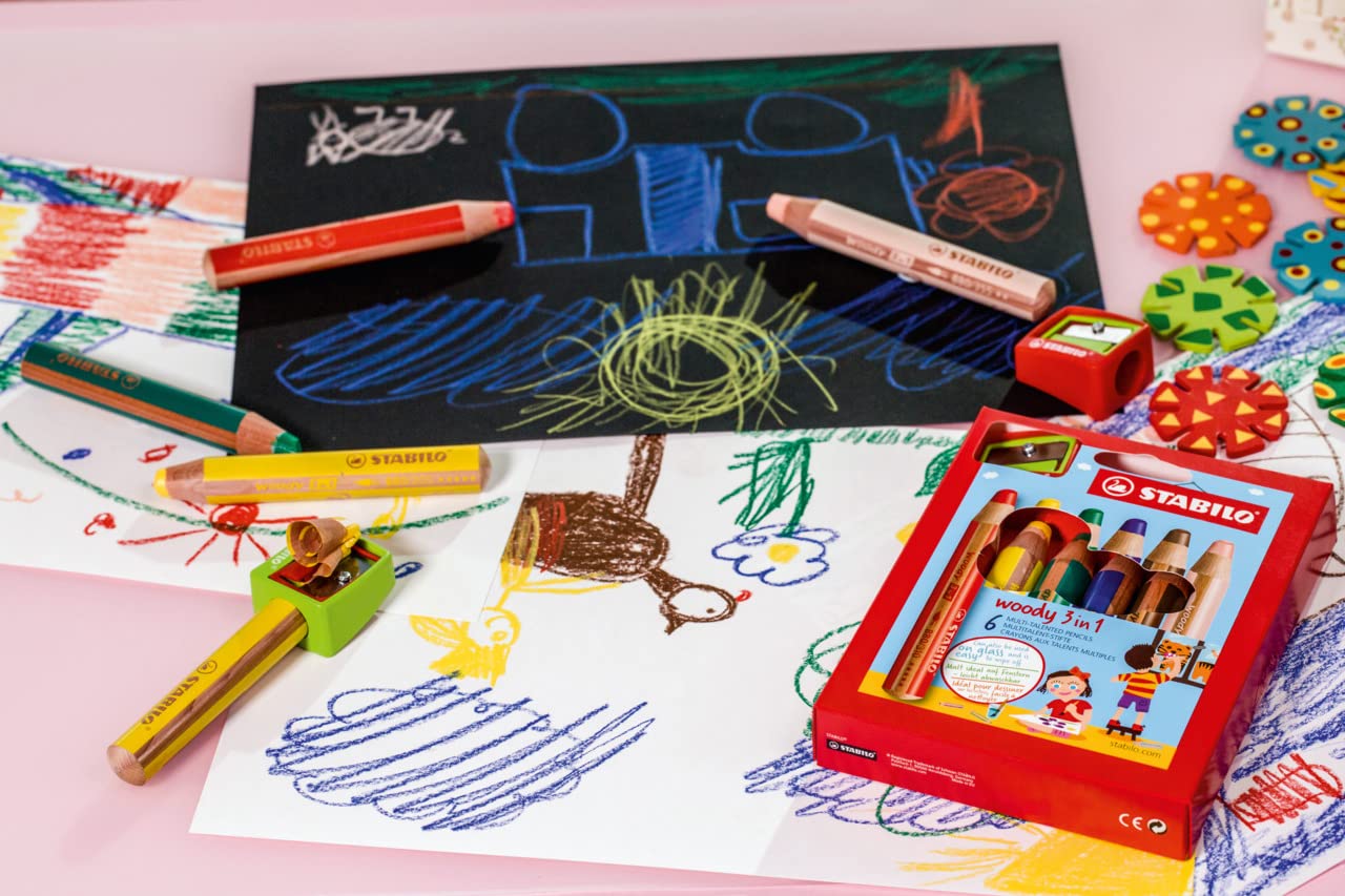 Multi-Talented Pencil - STABILO Woody 3-in-1 - Sharpener - Image 6