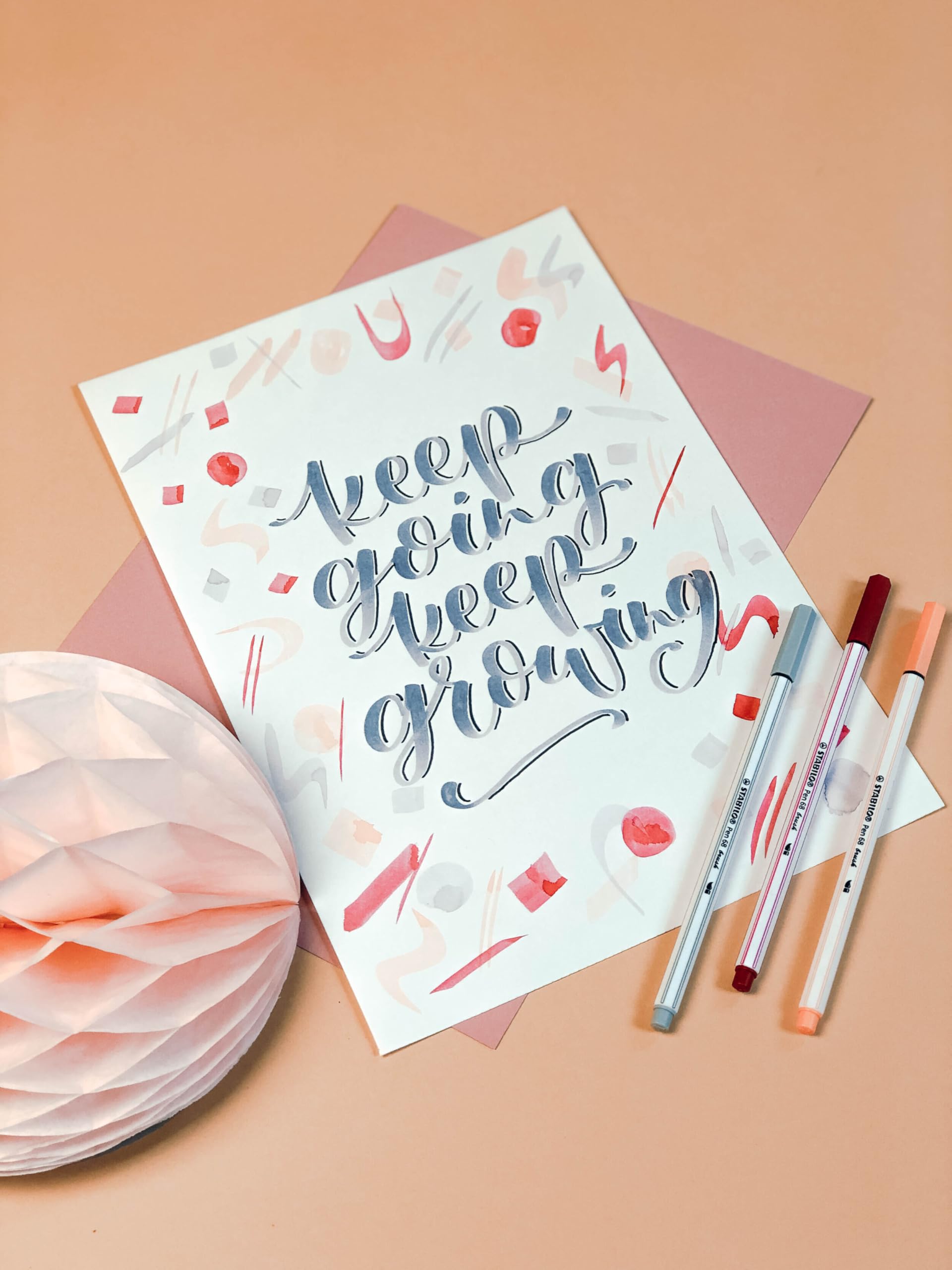 STABILO - Pen 68 brush - Premium Fibre-Tip Pen with Brush Tip - Pack of 10 - Assorted colors - Image 5