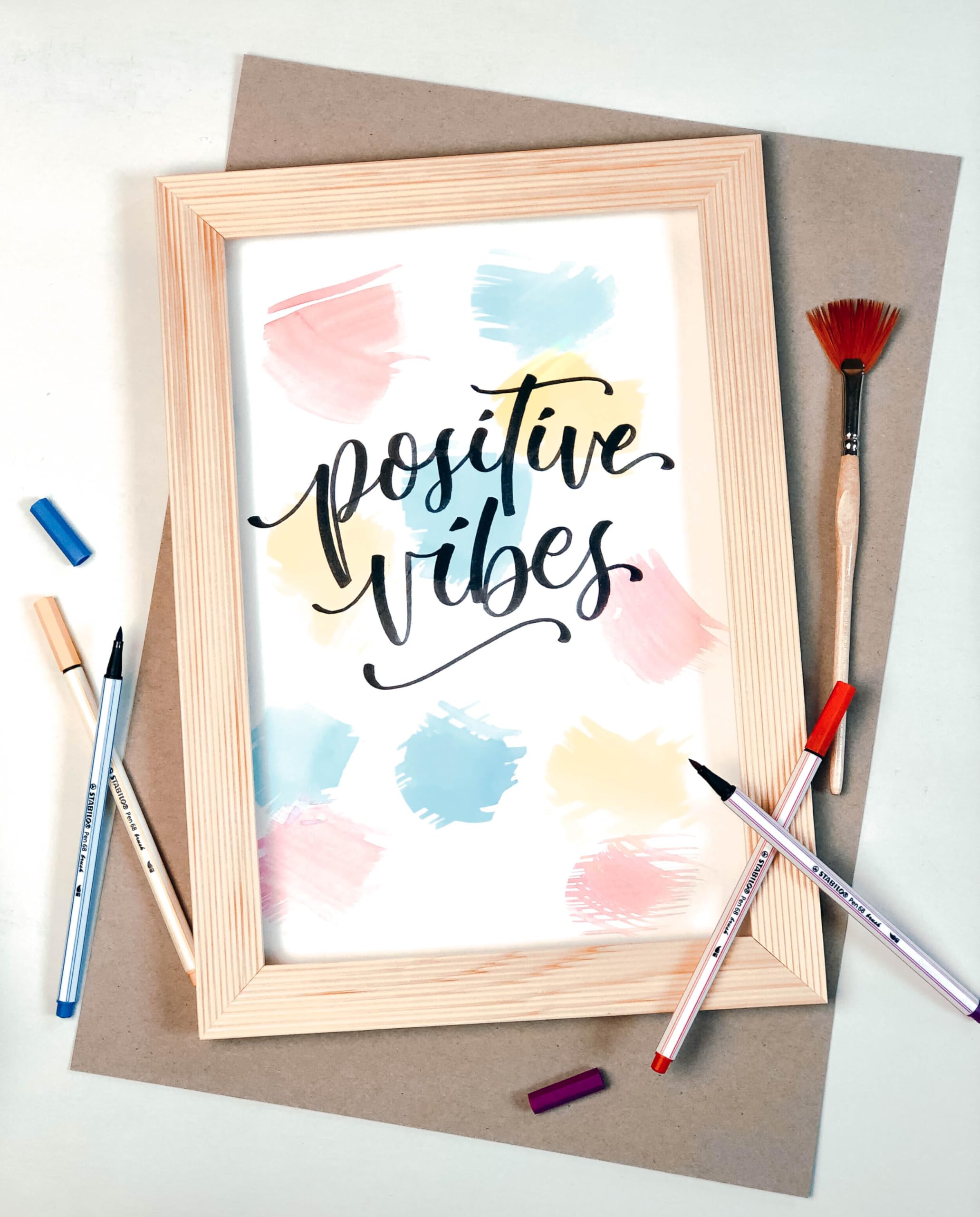 STABILO - Pen 68 brush - Premium Fibre-Tip Pen with Brush Tip - Pack of 10 - Assorted colors - Image 6