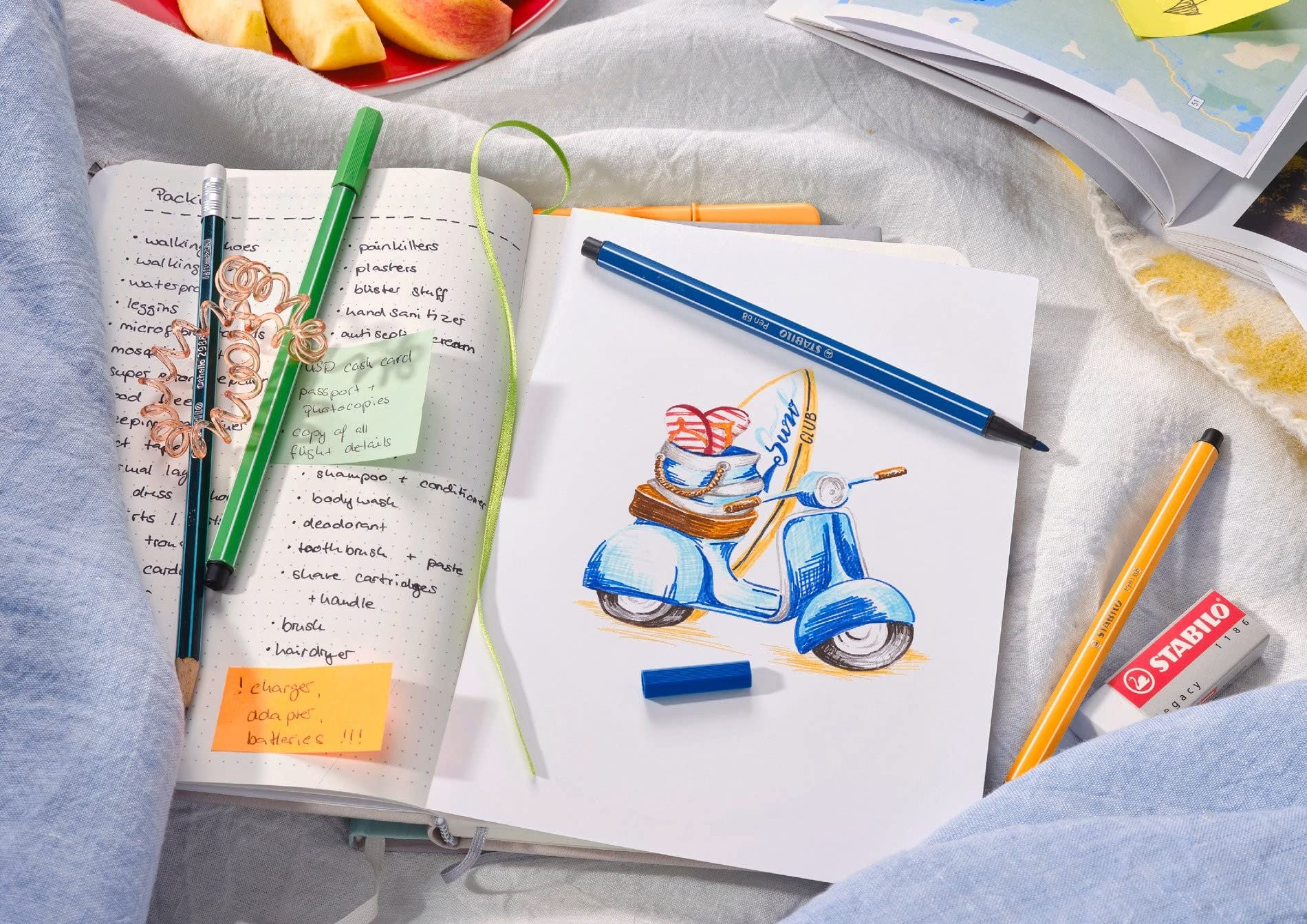 STABILO Pen 68, Carmine - Image 5