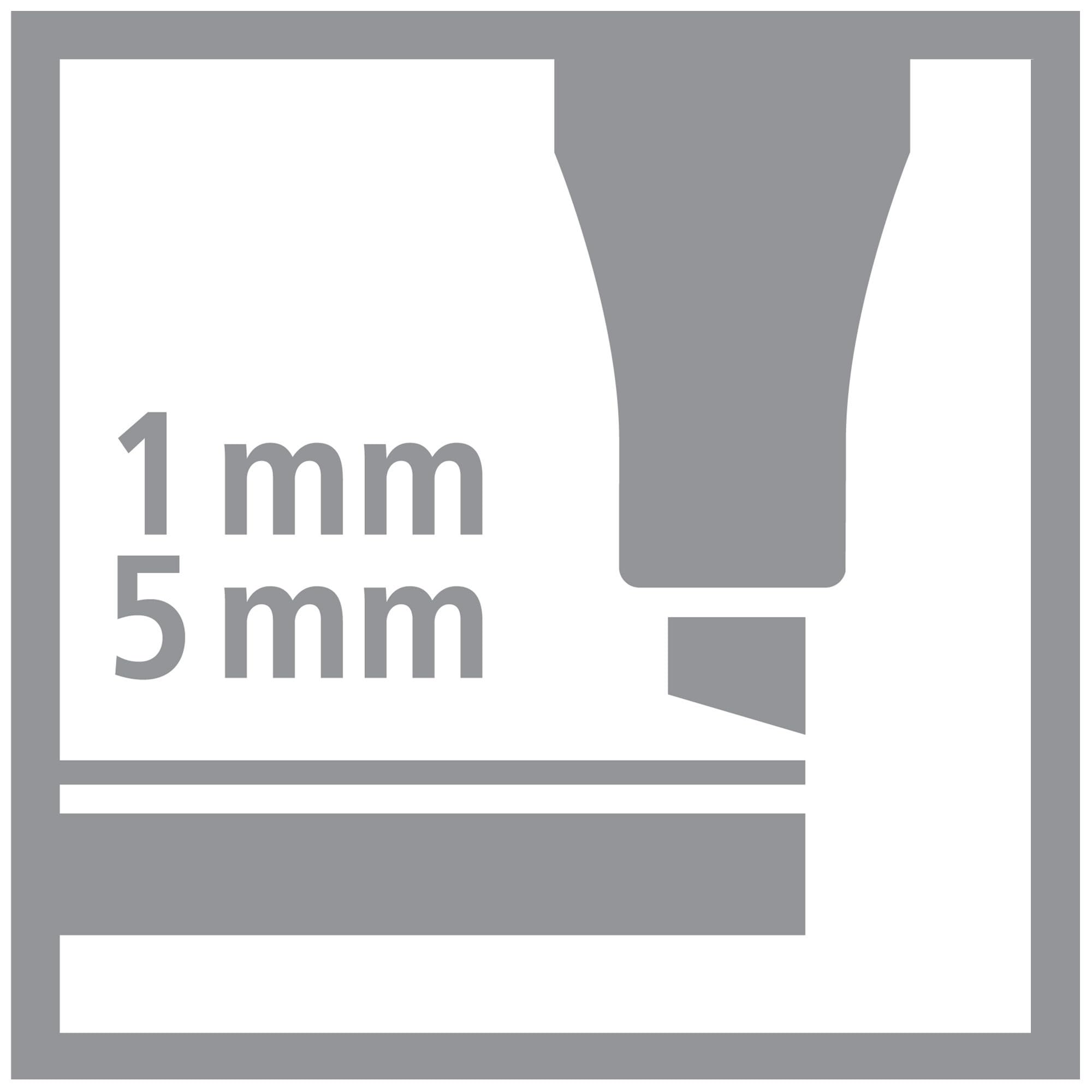 STABILO - Pen 68 MAX - Premium Fibre-Tip Pen with Chisel Tip - ARTY - Pack of 12 - Assorted colors - Image 7