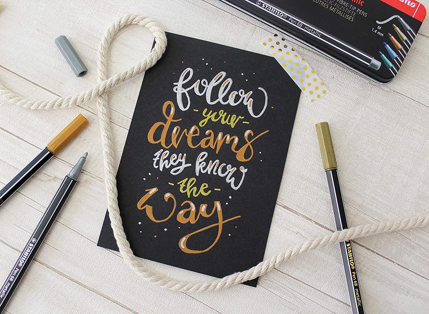 STABILO Pen 68 Metallic Multiliner, Copper - Image 3