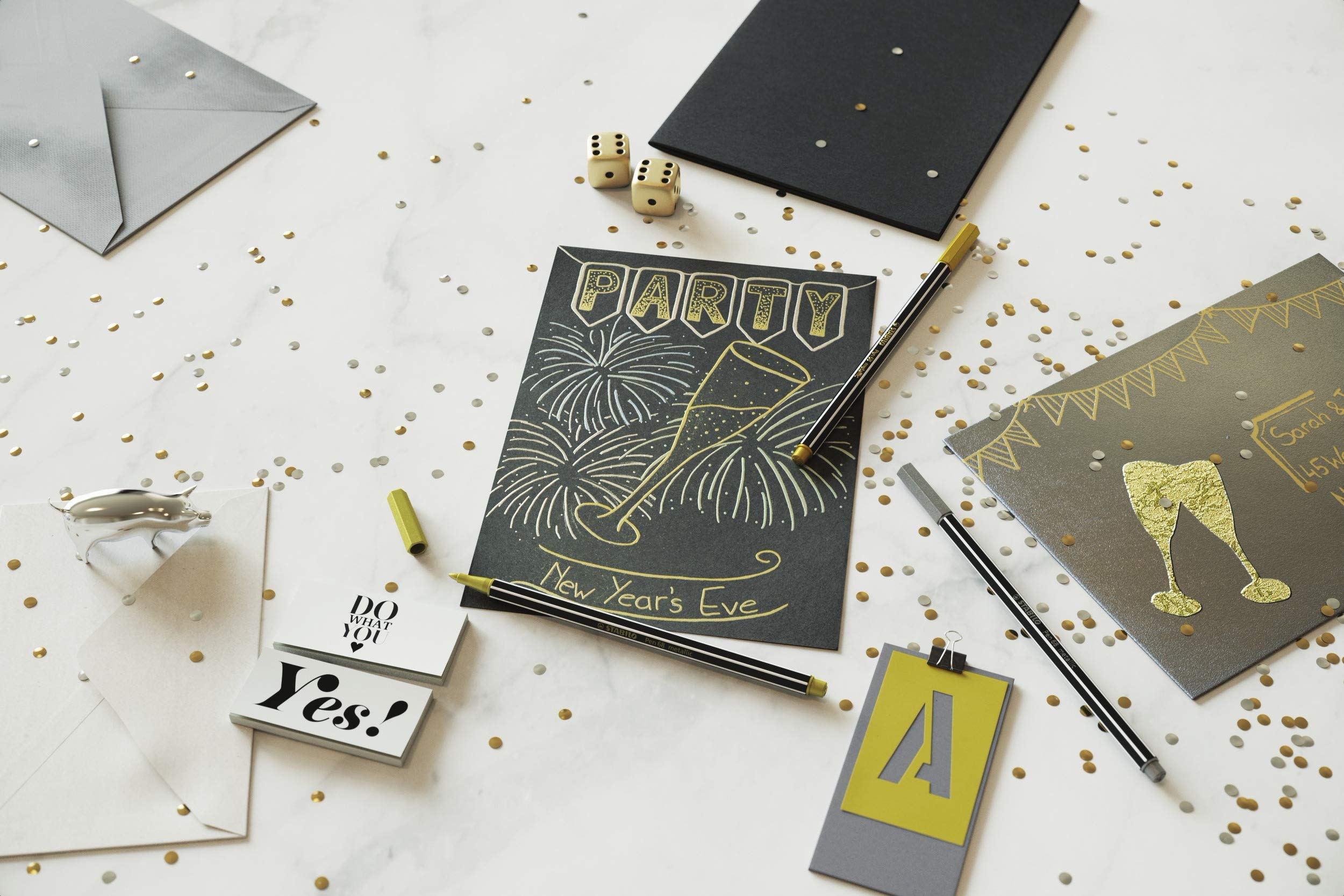 STABILO Pen 68 Metallic Multiliner, Copper - Image 4