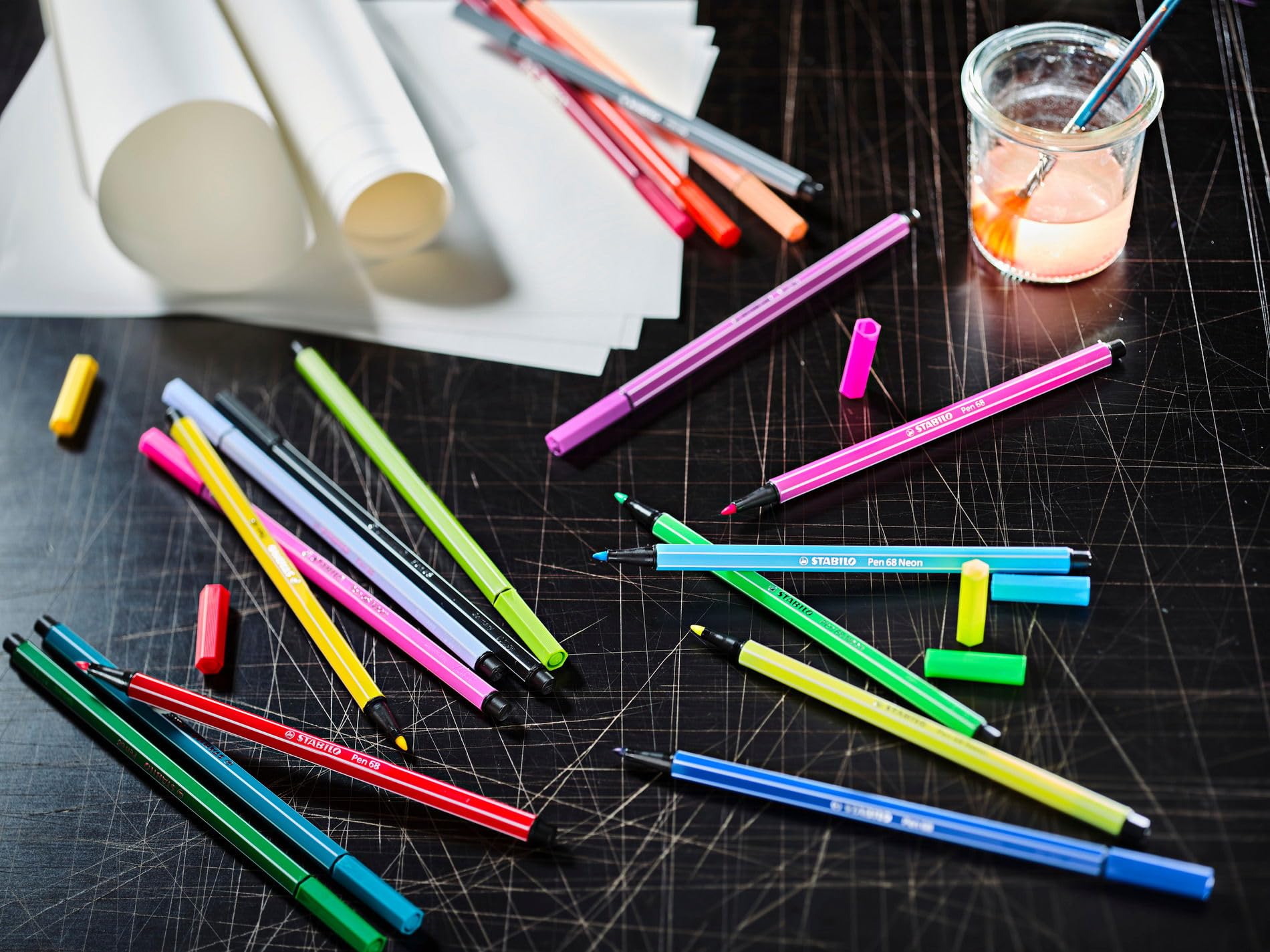 STABILO - Creative Set - point 88 and Pen 68 - ARTY - Pack of 36 - Assorted Pastel colors - Image 7