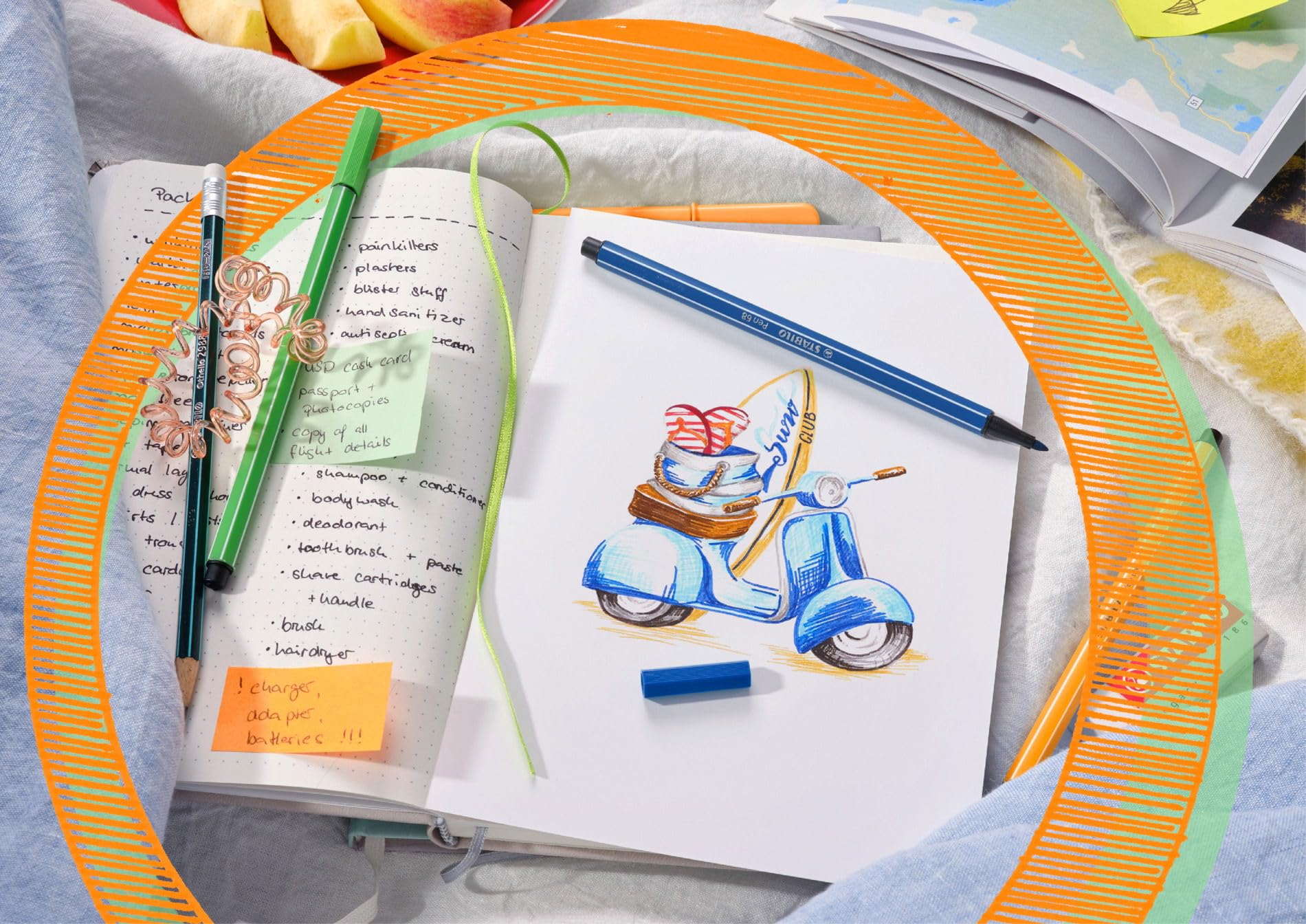 STABILO - Pen 68 - Premium Fibre-Tip Pen - ARTY - Pack of 65 - Assorted colors - Image 7