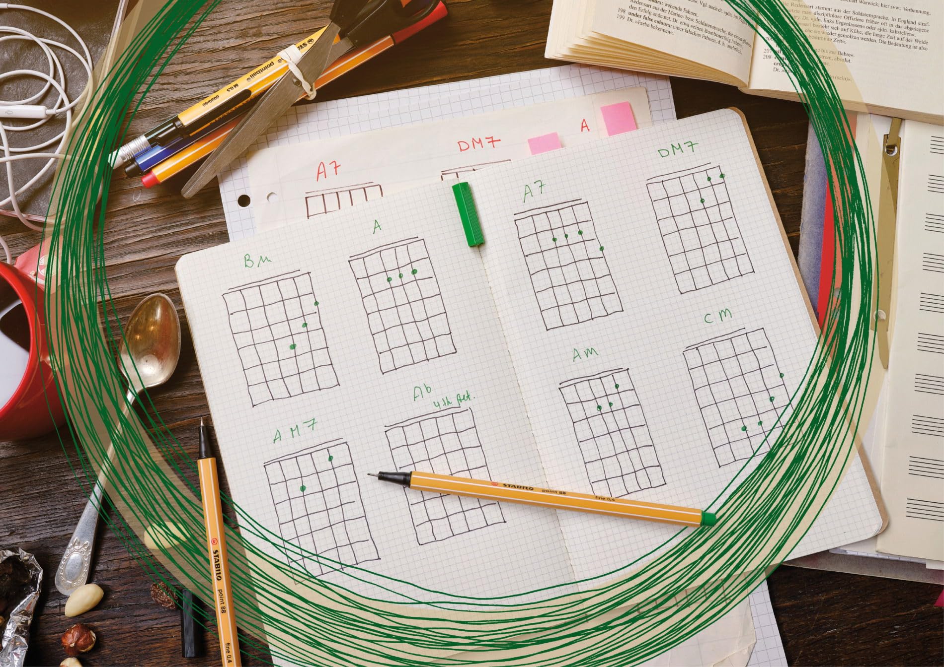 STABILO Fine Point 88 Felt Tip Pen - Zig-Zag Case x 18 Fine Felt-Tip Pens - Assorted Colours - Image 6