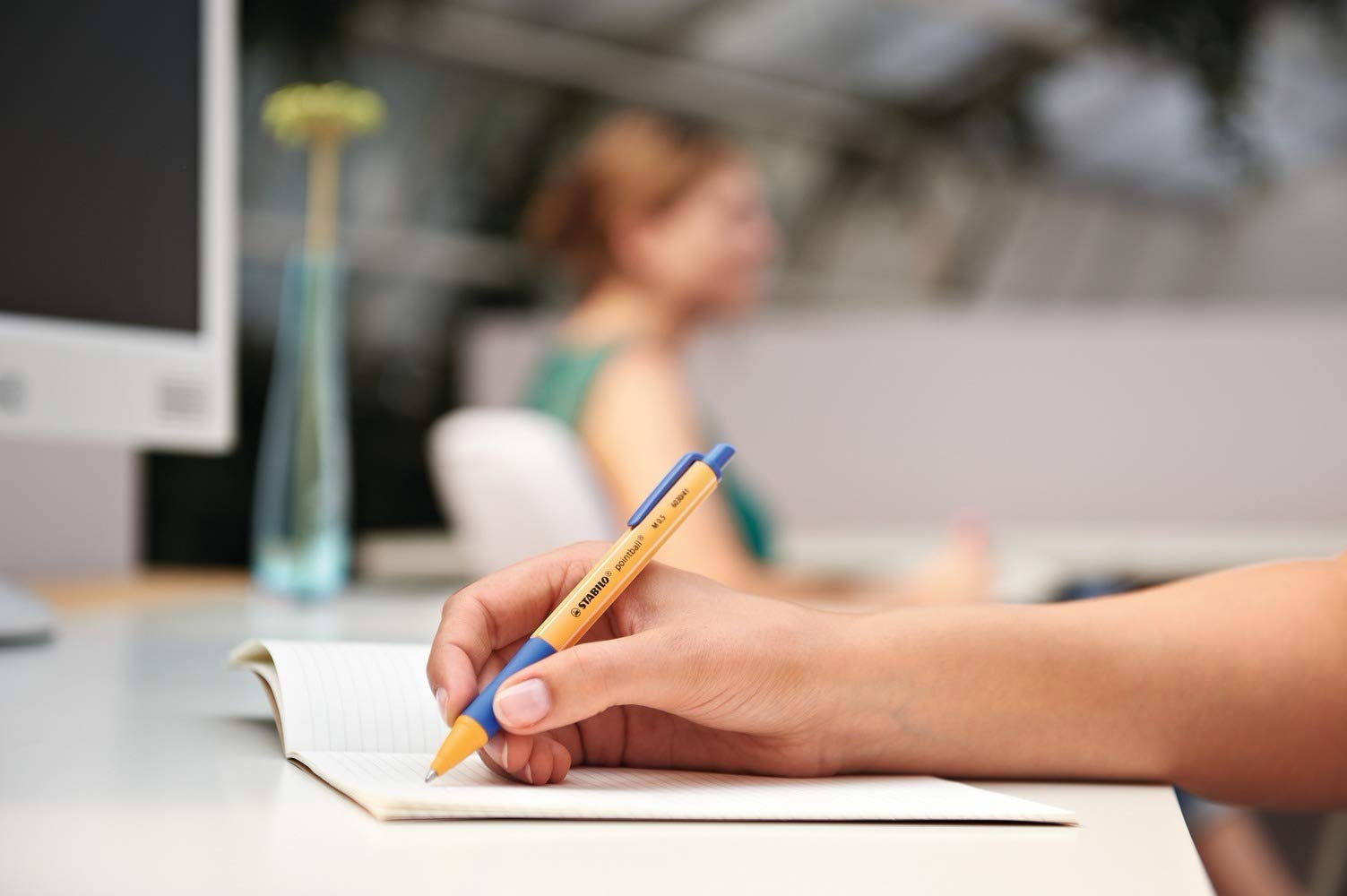 STABILO pointball Pen, Red - Image 3