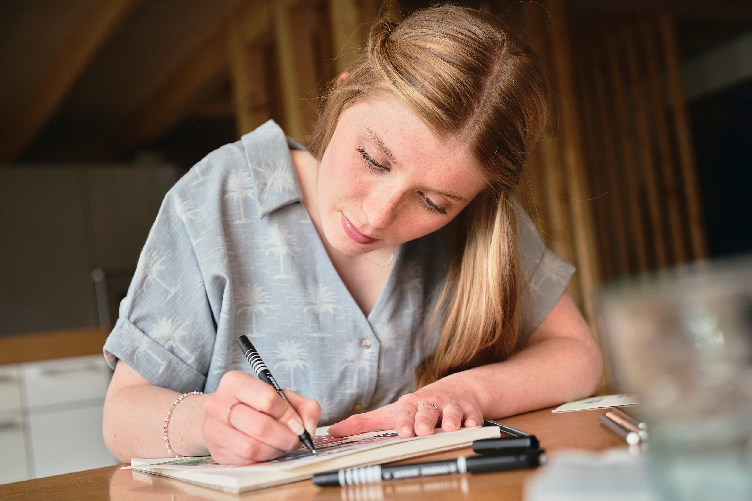 STABILO - SENSOR fine - Fineliner with Cushioned F-Tip - Pack of 8 - Assorted colors - Image 6