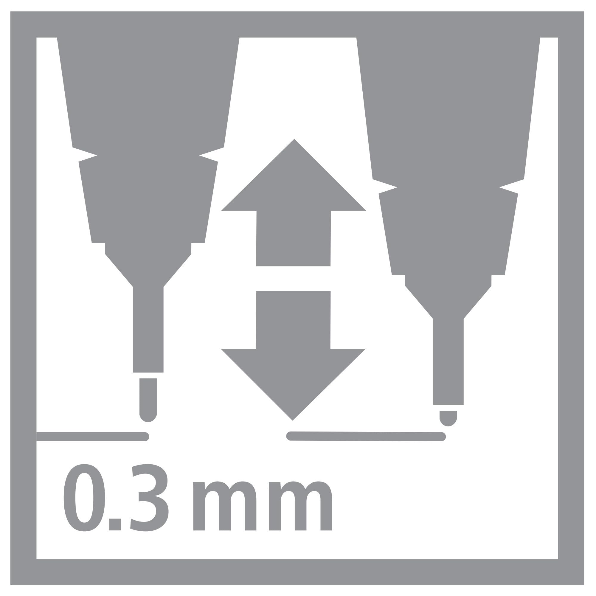 STABILO - SENSOR fine - Fineliner with Cushioned F-Tip - Pack of 8 - Assorted colors - Image 8